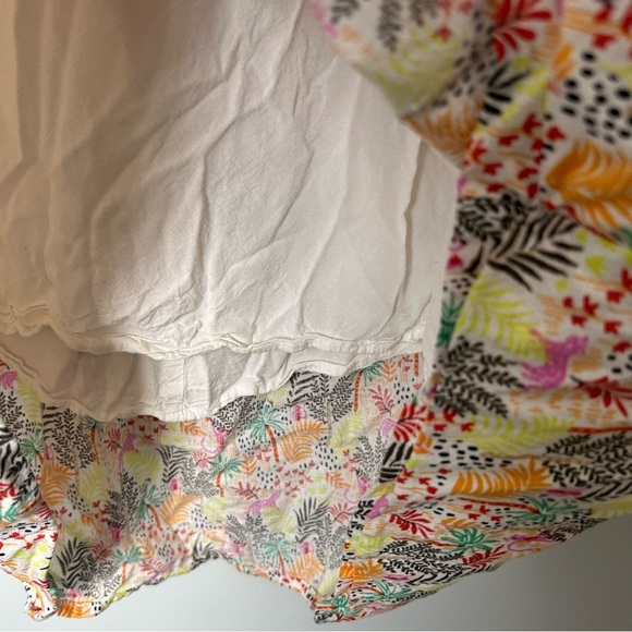 LOFT Paradise Tiger Monkey Jungle Print Mini Dress - Picture 7 of 8